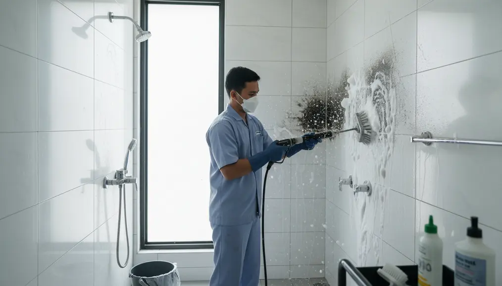 Solusi Profesional: Kapan Memanggil Jasa Pembersihan Jamur Kamar Mandi?