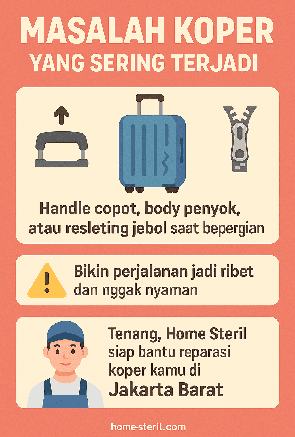 Infografik: Masalah Koper yang Sering Terjadi