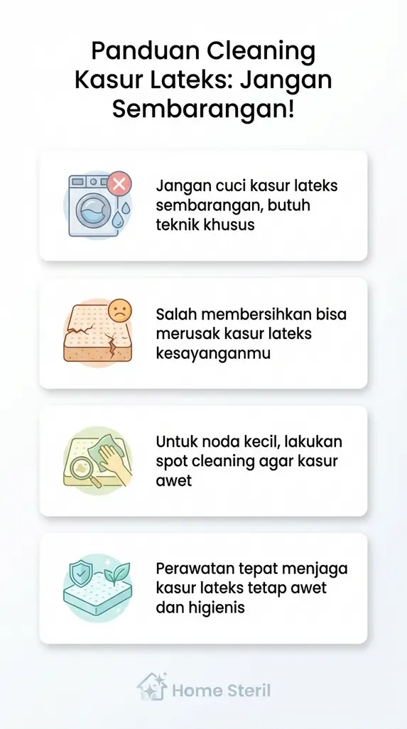 Panduan Cleaning Kasur Lateks: Jangan Sembarangan!