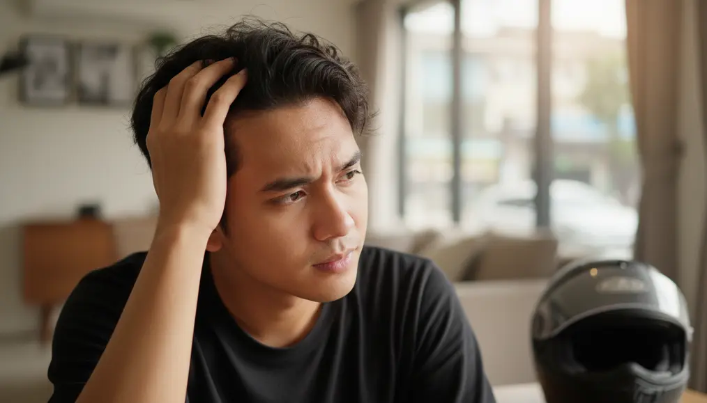 Bahaya Helm Berjamur bagi Kesehatan Kulit Kepala dan Rambut