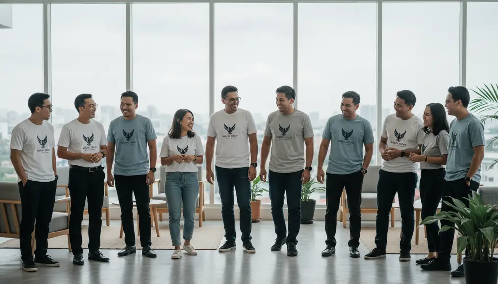 Mengapa Kaos Promosi Perusahaan dengan Sablon Custom Penting untuk Branding Kamu?