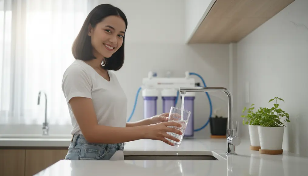 Prosedur Instalasi Filter RO Air Kapur Pada Sumber Air Sumur Bor Rumah Tangga - home-steril.com