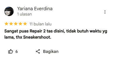 Ulasan Pelanggan di Sneakershoot.id