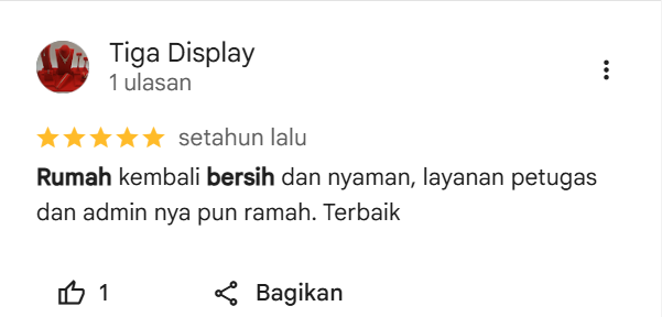 Review dari Pelanggan Home Steril