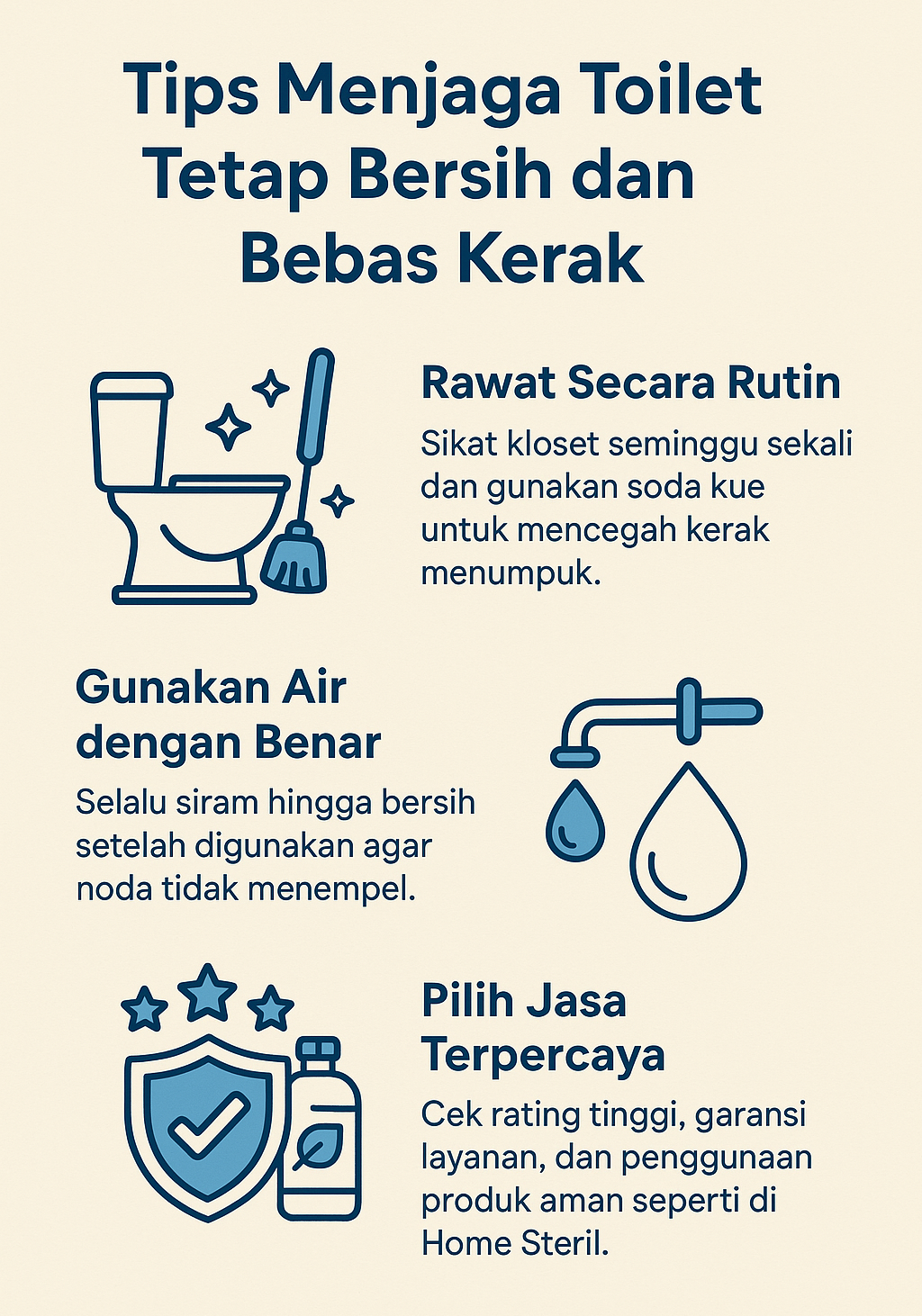 Infografik: Tips Menjaga Toilet Tetap Bersih dan Bebas Kerak