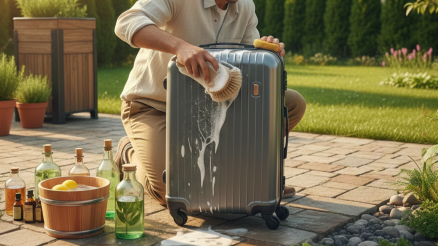 Cara Cepat Menghilangkan Kotoran dan Smudge Sebelum Koper Mengering