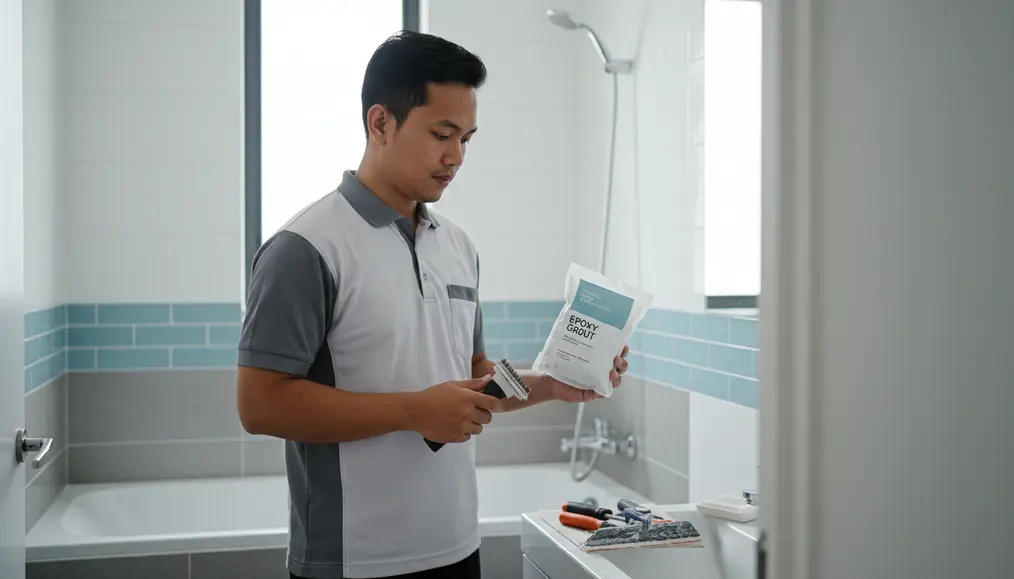 Pilihan Material Grouting Terbaik: Nat Anti Air dan Epoxy Grout