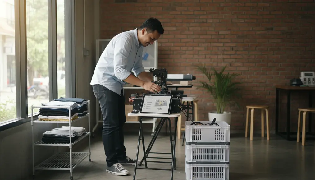 Langkah Memulai Bisnis Baju Satuan Custom Pop-Up Factory