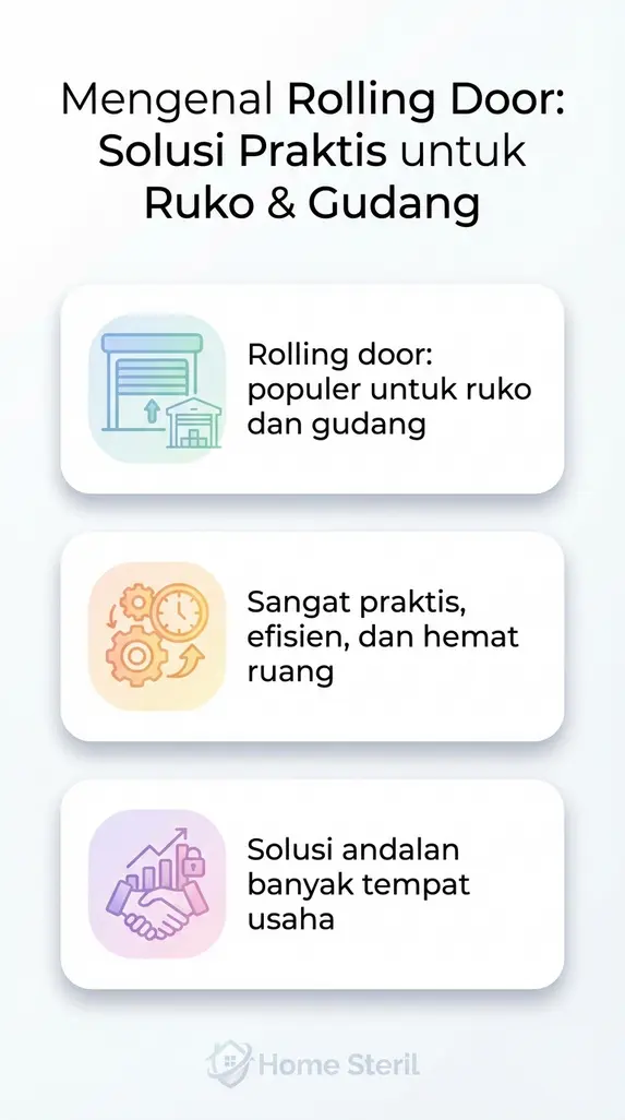 Mengenal Rolling Door: Solusi Praktis untuk Ruko & Gudang