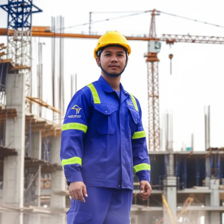 Baju Satuan Custom untuk Pekerja Konstruksi: Desain Ergonomis & Bahan Tahan Lama