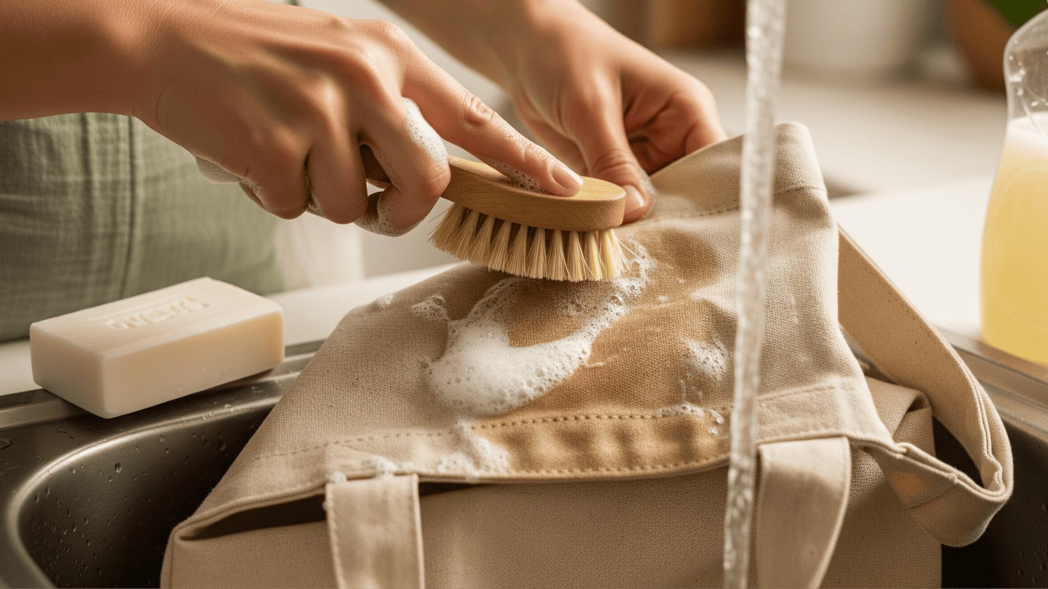 Memilih dan Mengaplikasikan Sabun Khusus Mencuci Tas Kanvas