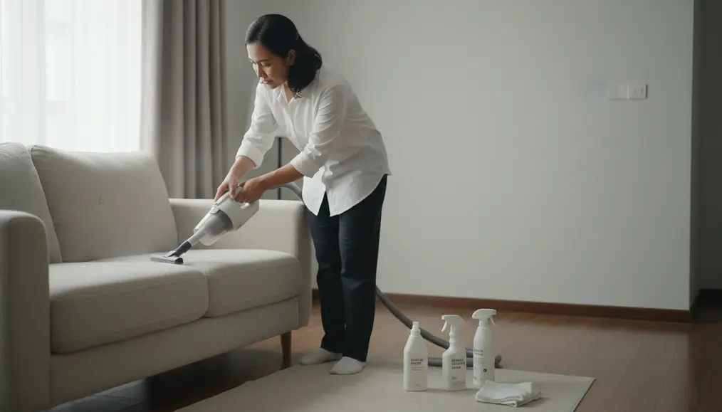 Persiapan Awal Sebelum Melakukan Cuci Sofa dari Jamur