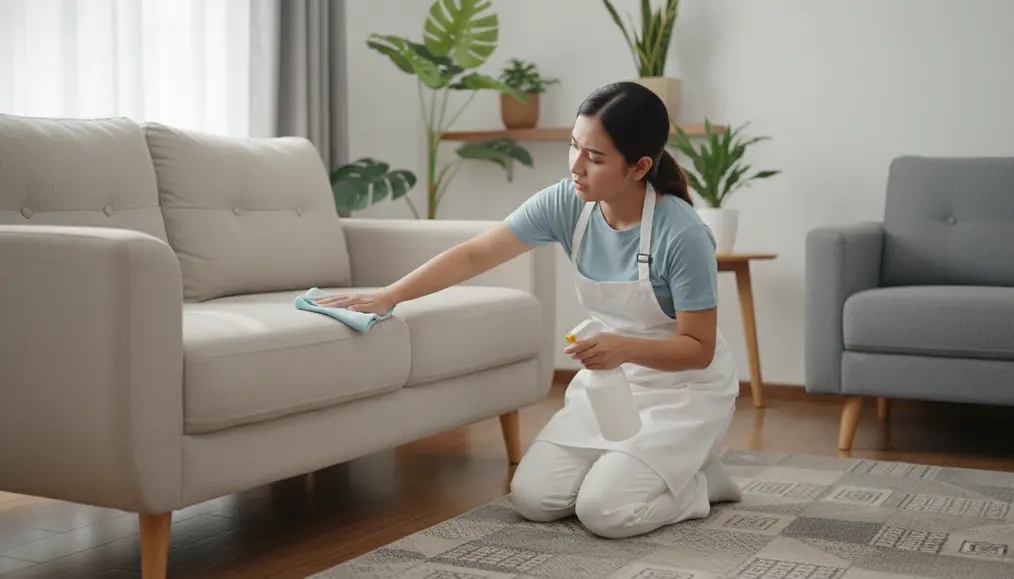 Langkah-Langkah Cara Membersihkan Sofa Setelah Ada Anggota Keluarga Sakit