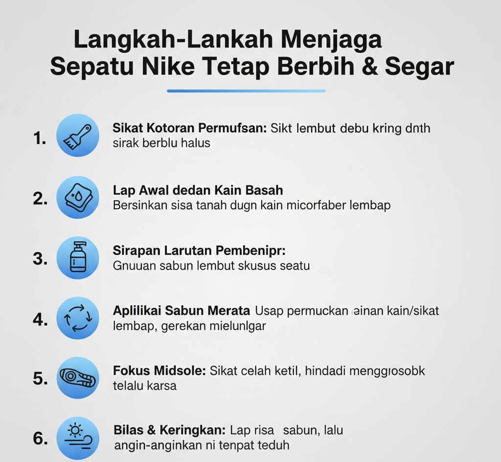 Langkah-Langkah Menjaga Sepatu Nike Tetap Bersih dan Segar