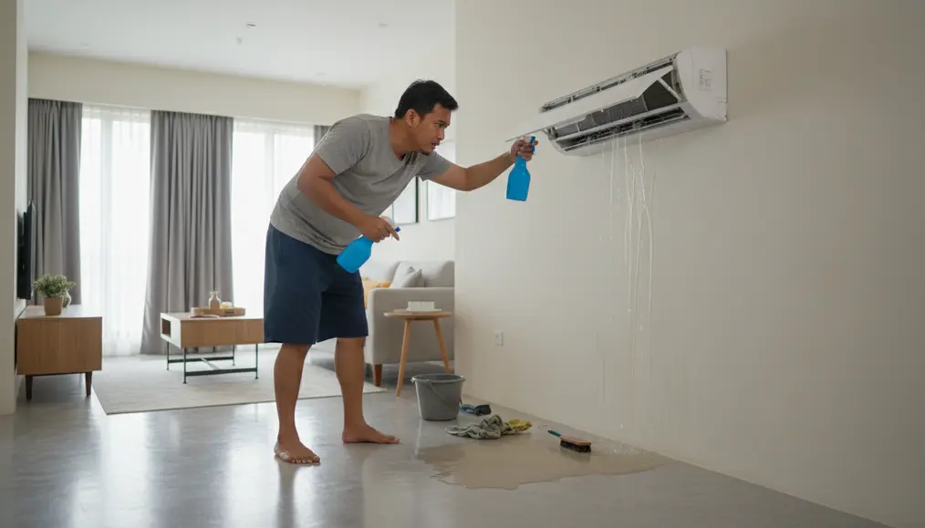 Kesalahan Umum yang Sering Terjadi Saat Cuci AC Rumah Sendiri