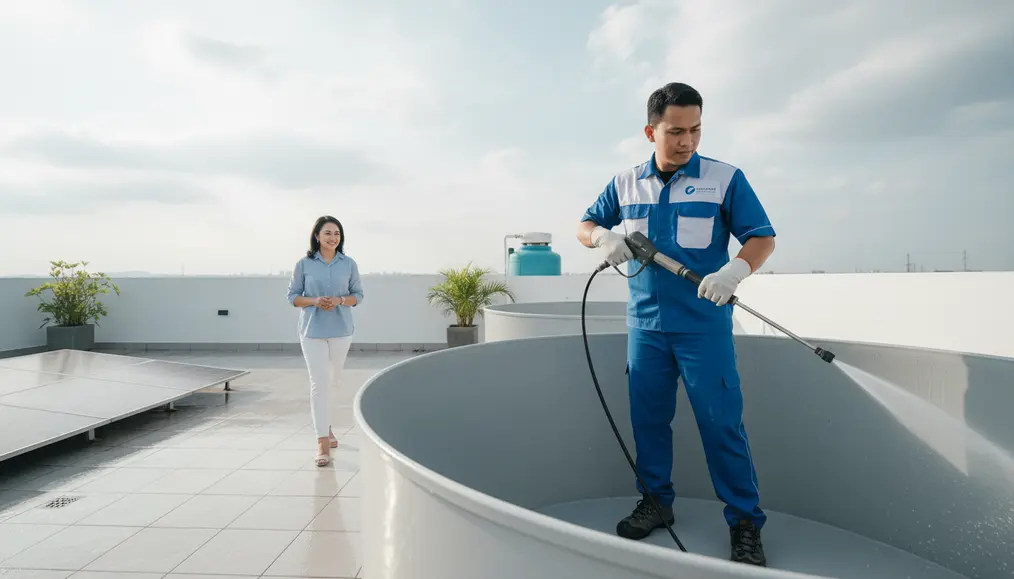 Mengapa kamu harus memilih jasa cuci toren di Home Steril?