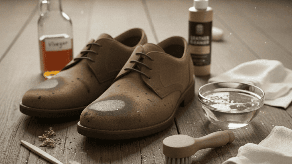 Persiapan dan Bahan yang Dibutuhkan cuci sepatu kulit