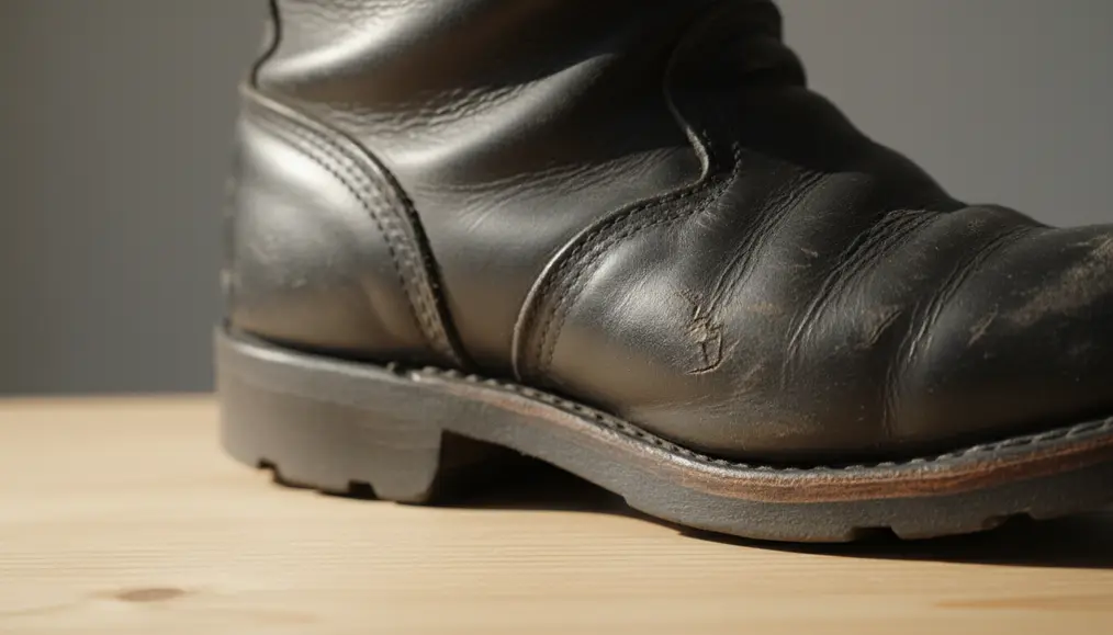 Mengenali Jenis Kerusakan pada Sepatu Boots: Kerutan, Lecet, dan Pudar Warna