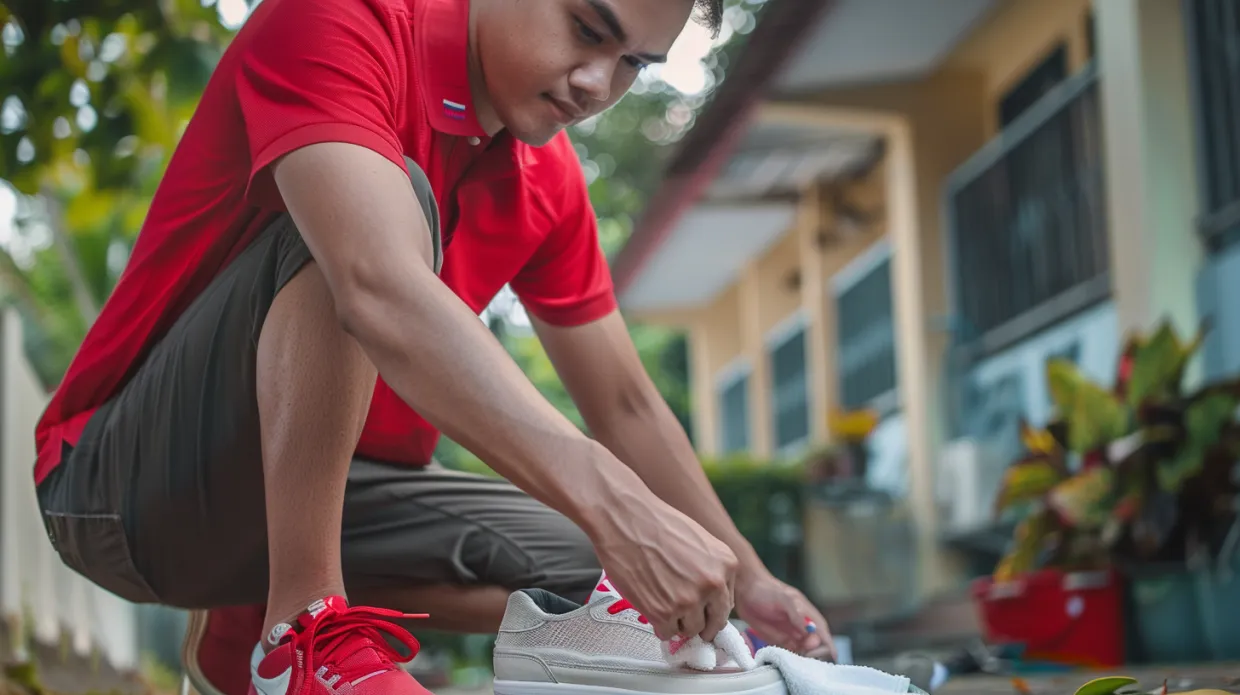 Bahaya menjemur sepatu di bawah sinar matahari langsung