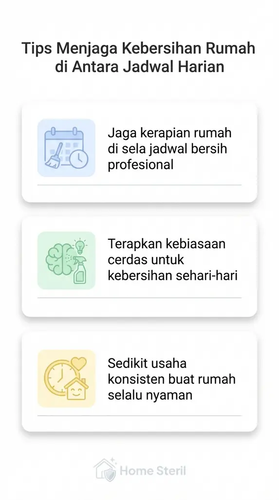 Tips Menjaga Kebersihan Rumah di Antara Jadwal Harian