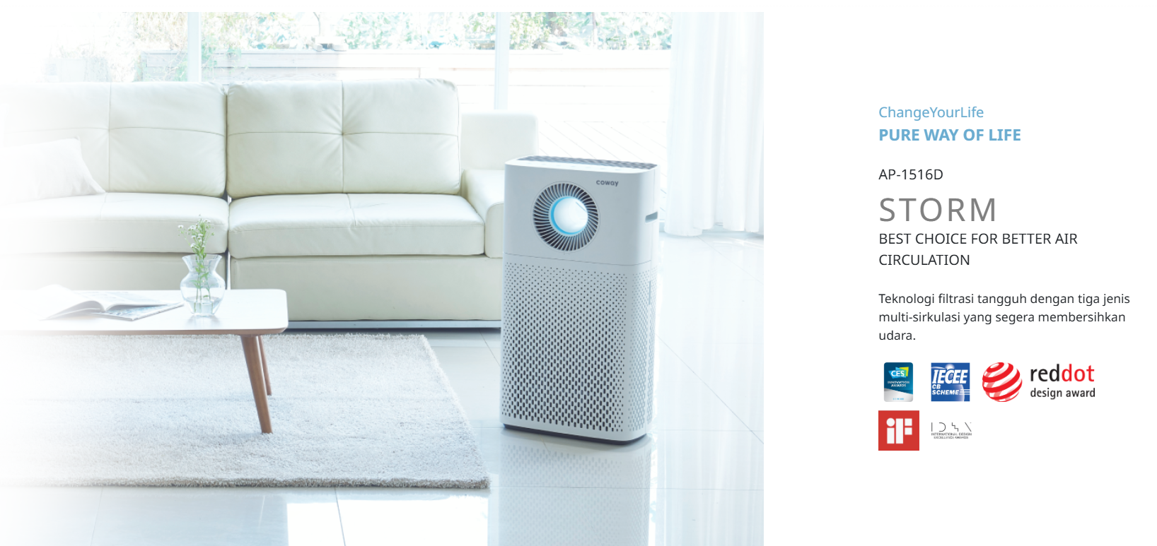 Coway Storm (AP-1516D)