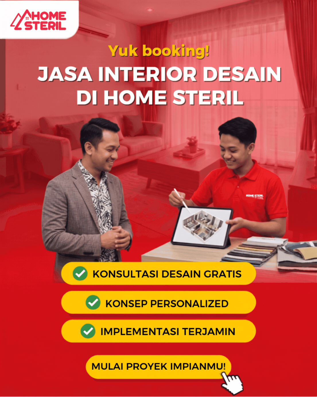 Jasa Interior Desain di Homsteril.com