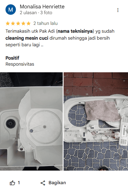 Jasa Service Mesin Cuci di Home Steril