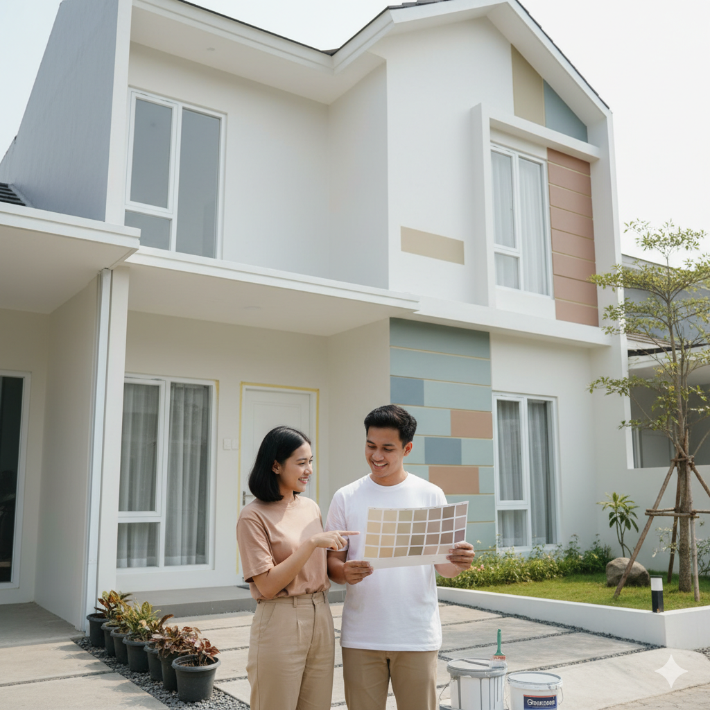 Memilih Warna Cat Rumah Minimalis yang Cantik dan Sesuai Trend