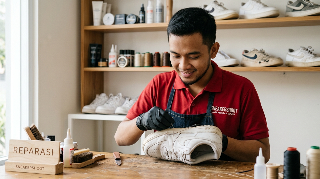 Proses reparasi dari Serang, langkah demi langkah