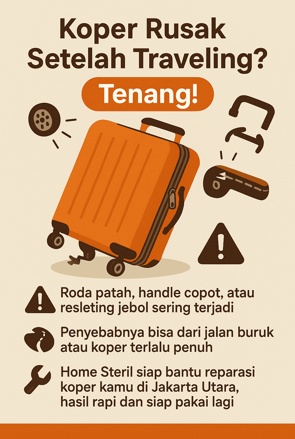 Infografik: Koper Rusak Setelah Traveling?