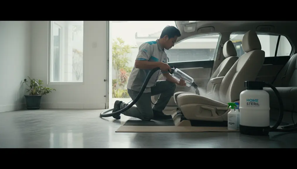 Layanan Profesional Cuci Interior Mobil Semarang Home Steril