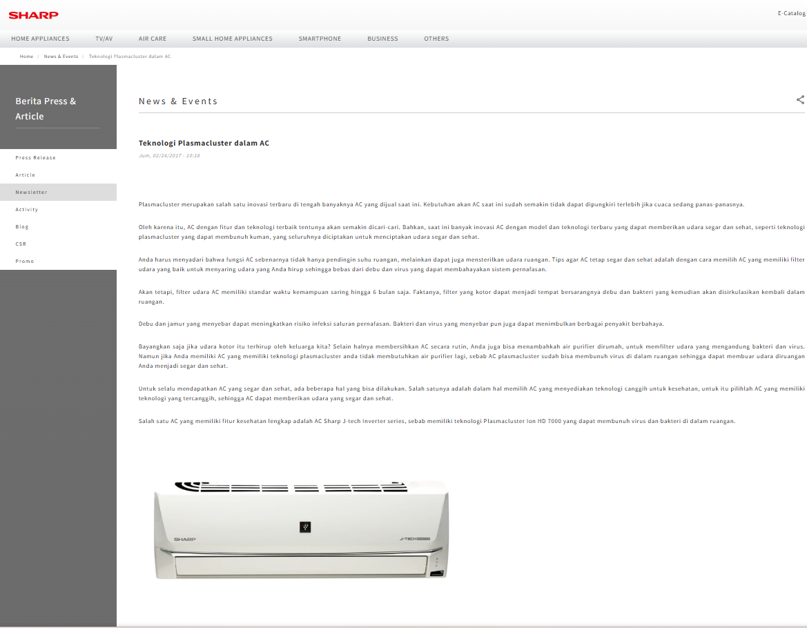 4. Sharp (Fast Cooling Expert)
