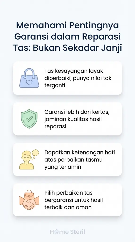 Memahami Pentingnya Garansi dalam Reparasi Tas: Bukan Sekadar Janji