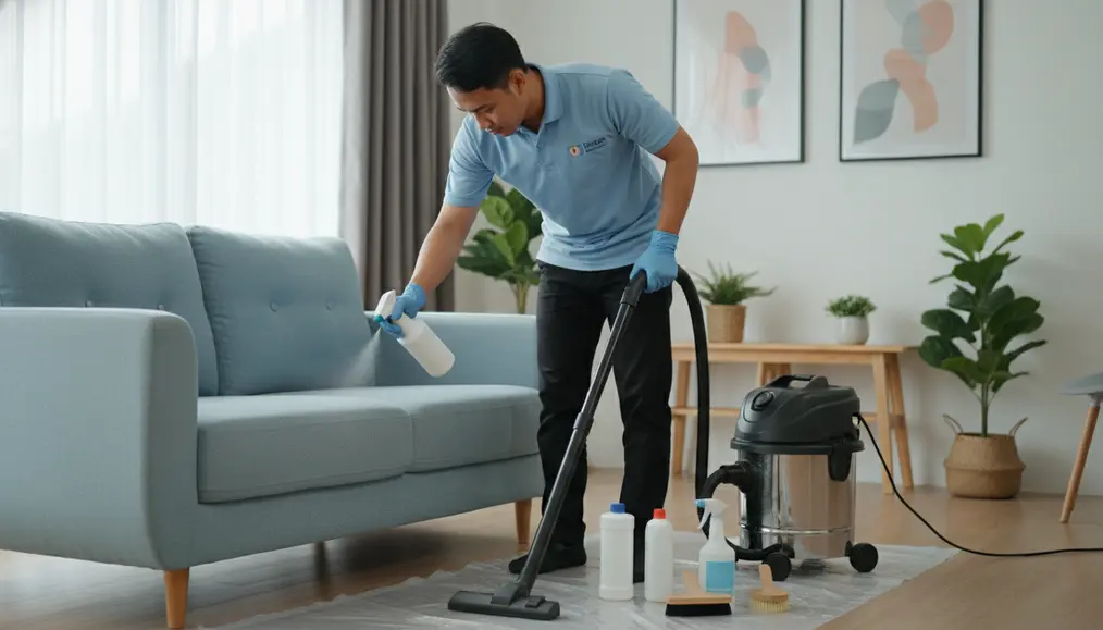 Persiapan dan Proses Cuci Sofa dengan Teknik Wet Vacuum yang Tepat