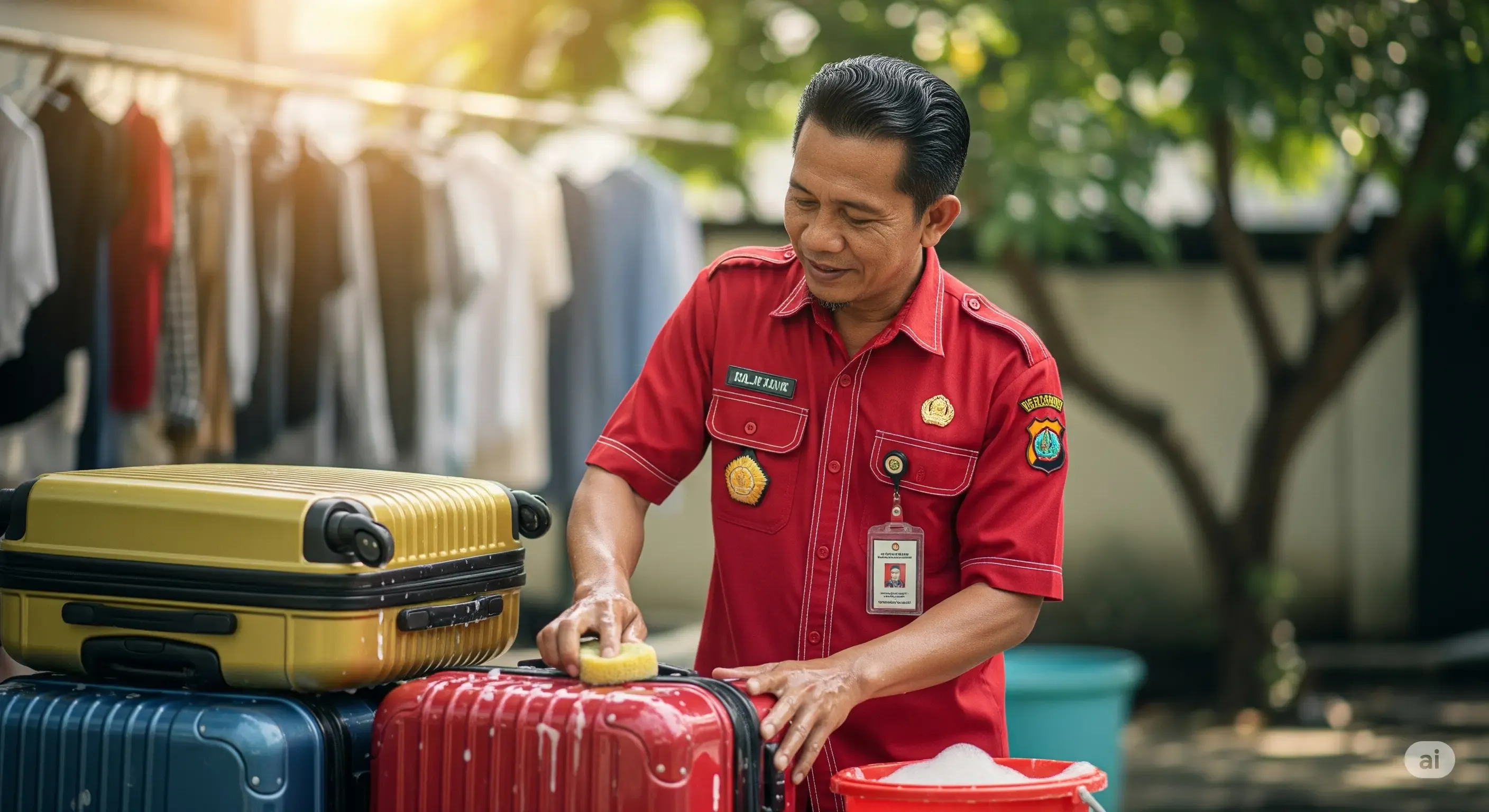 Cara Mudah Cuci Koper Manual dan Mesin