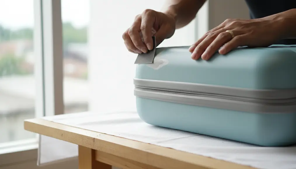 Langkah-Langkah Memperbaiki Koper Lecet Sendiri di Rumah