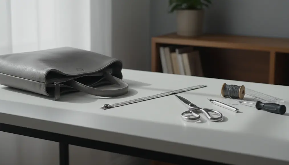 Persiapan Sebelum Mengganti Resleting Tas Kulit Secara Mandiri