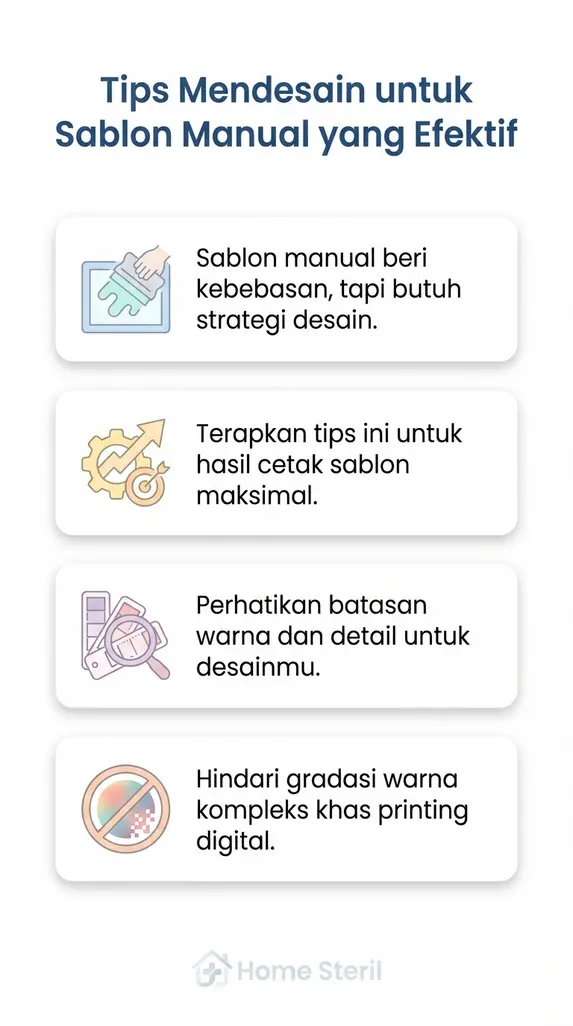 Tips Mendesain untuk Sablon Manual yang Efektif