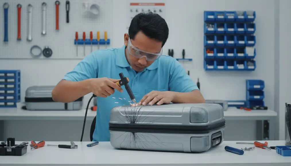 Solusi Efektif: Jasa Las Koper Pecah dan Tambal Koper Hardcase