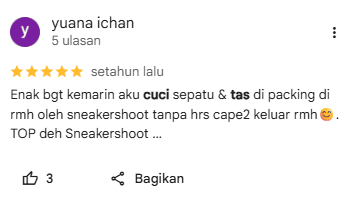 Rating & Review dari Pelanggan