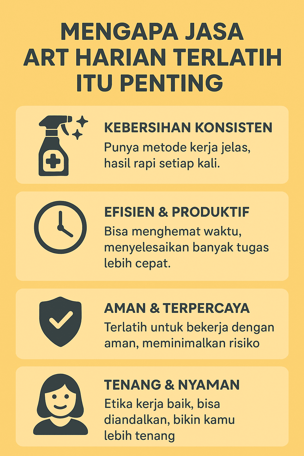 Mengapa Jasa ART Harian yang Terlatih itu Penting