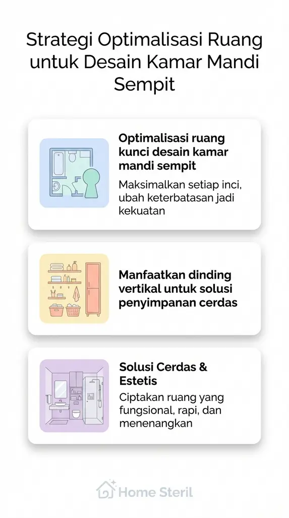 Strategi Optimalisasi Ruang untuk Desain Kamar Mandi Sempit