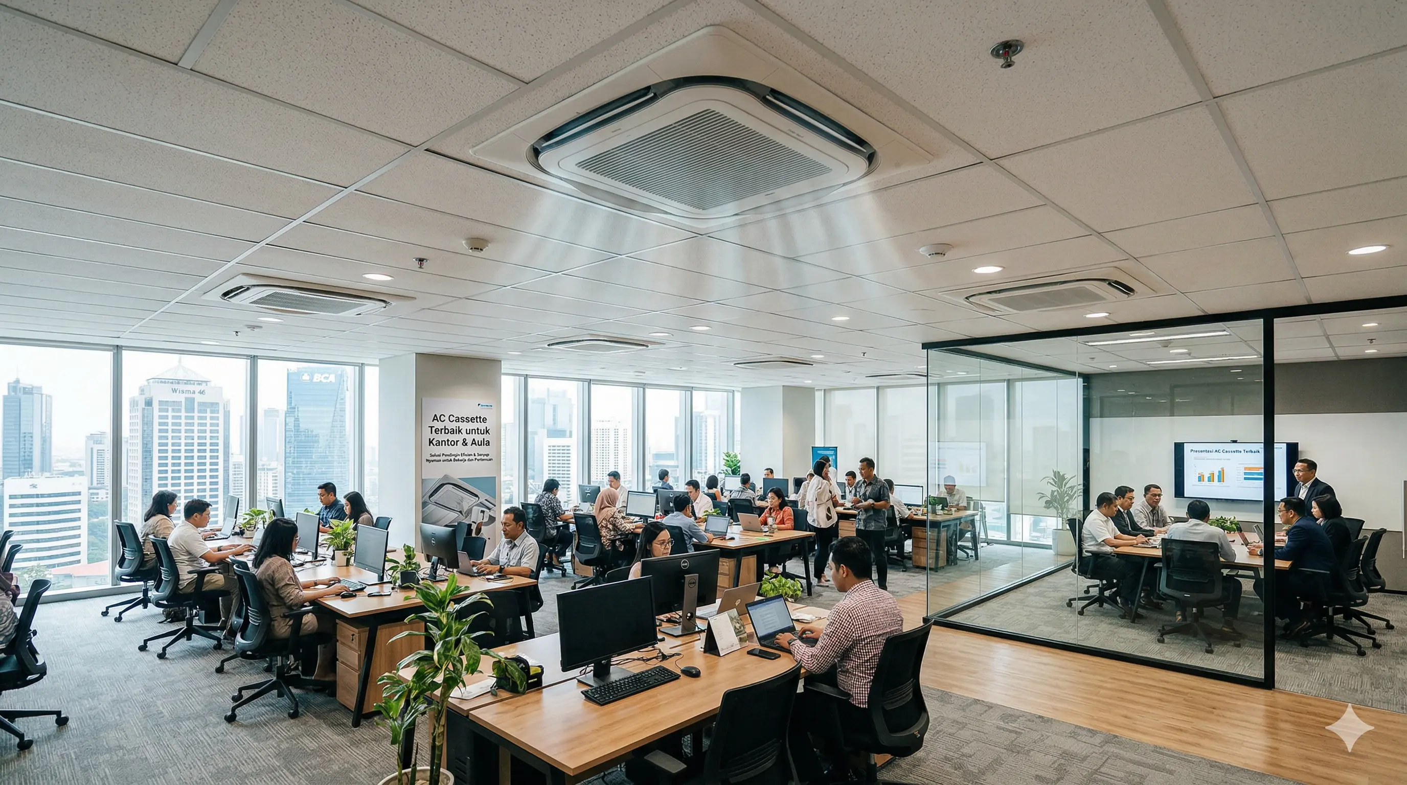 5 Merk AC Cassette Terbaik untuk Kantor & Aula