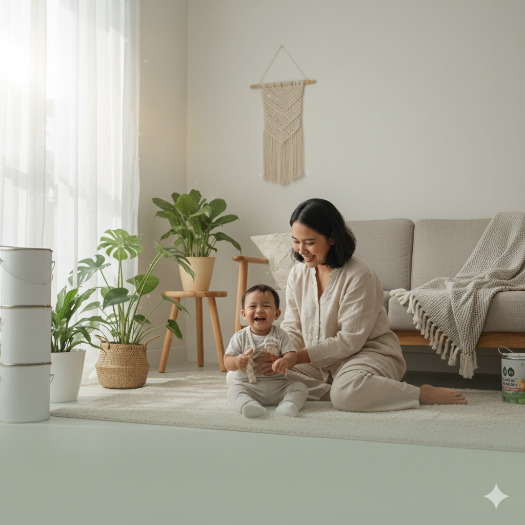 Kesehatan Dulu, Estetika Kemudian: Manfaat Utama Cat Non-Toksik