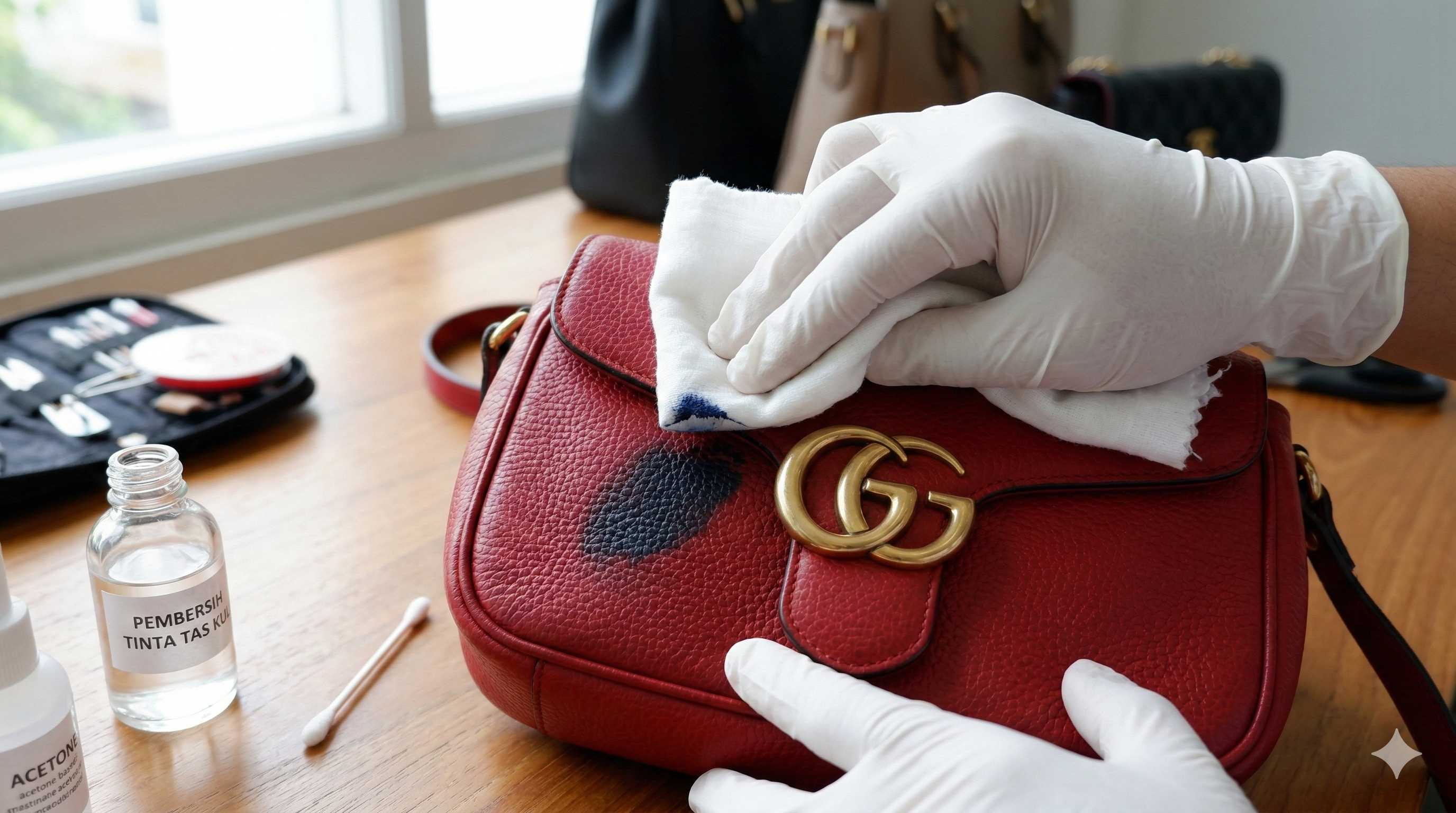 Tips Membersihkan Noda pada Tas Kulit