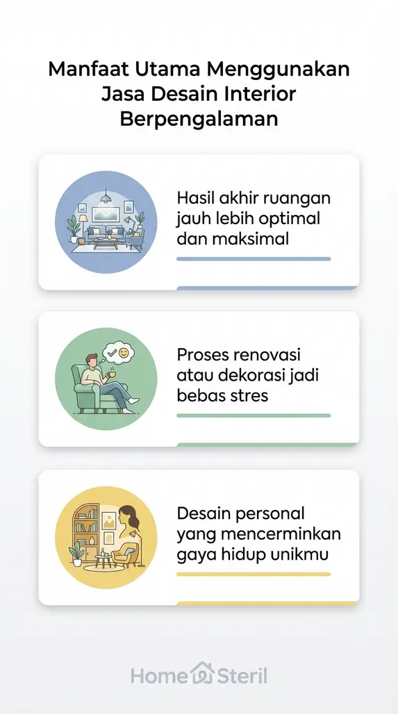 Manfaat Utama Menggunakan Jasa Desain Interior Berpengalaman
