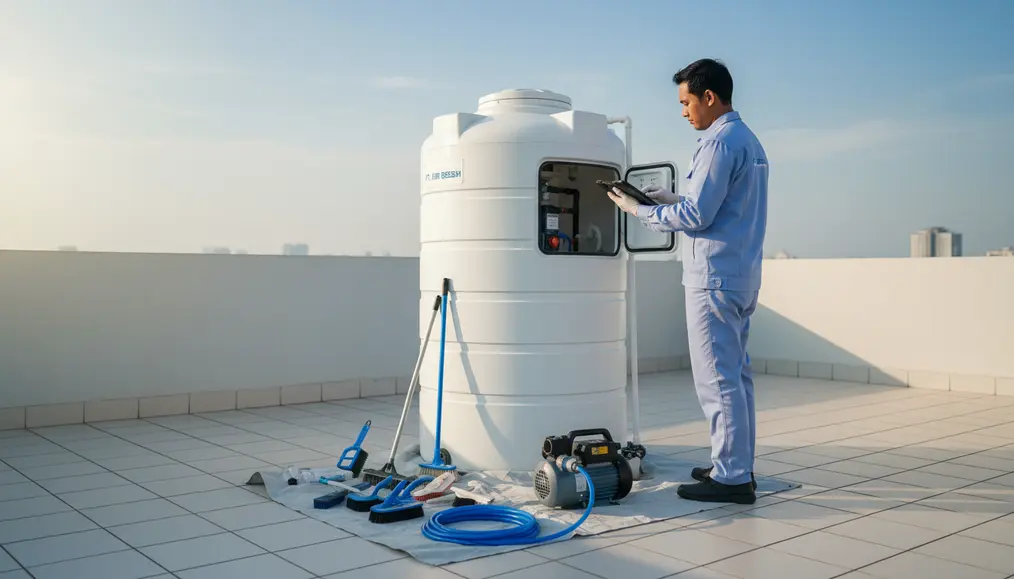 Persiapan Sebelum Cuci Toren: Kunci Hasil Optimal