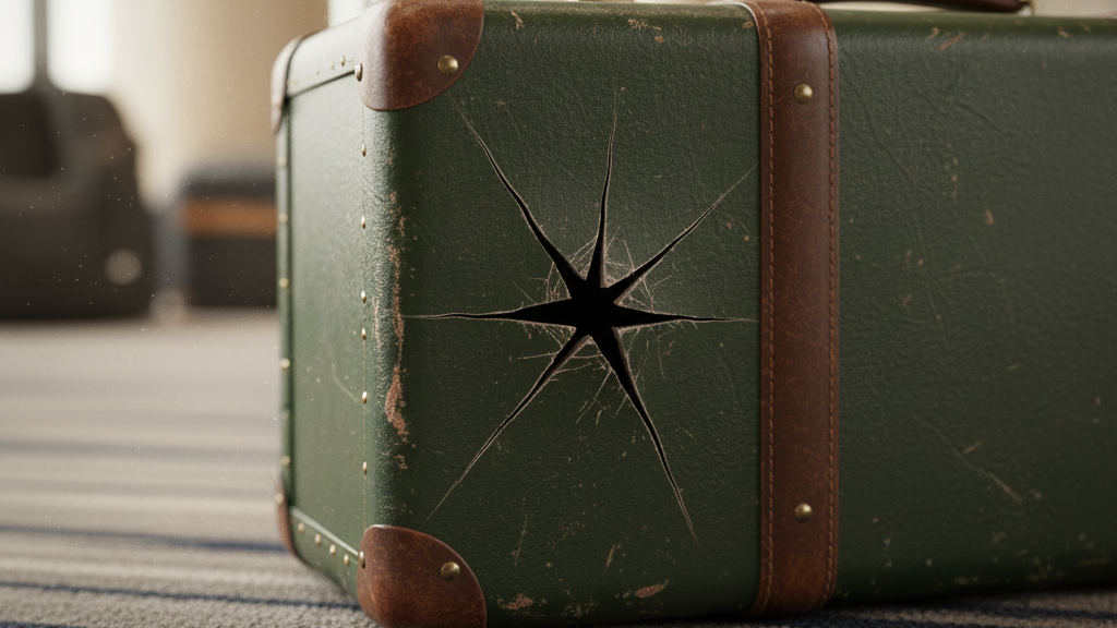 Cara Mengatasi Koper Pecah atau Retak pada Cangkang Koper (Hardcase)