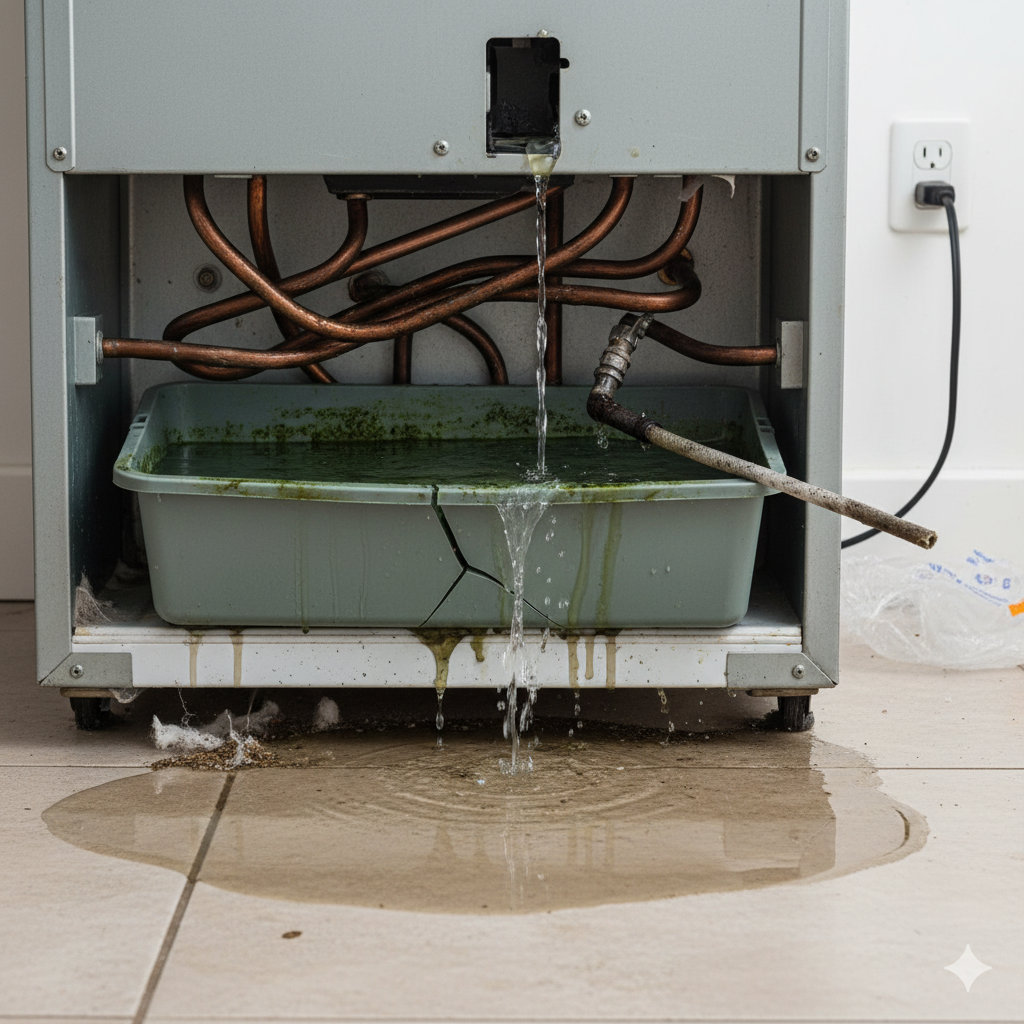 Bak Penampungan Air Penuh atau Rusak