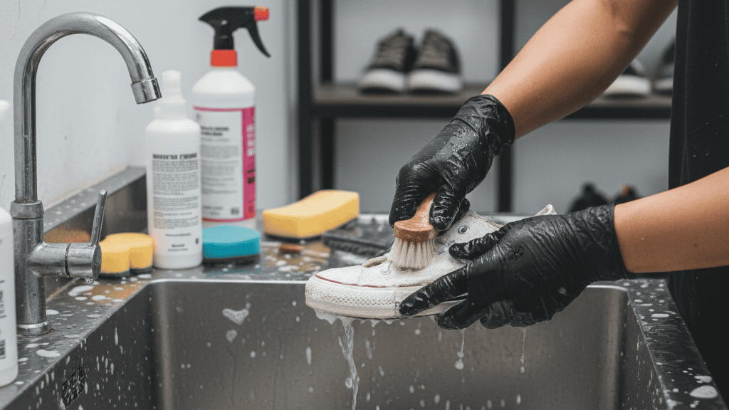 Pentingnya Cuci Sepatu Mendalam (Deep Cleaning) untuk Mengatasi Sepatu Berbau Permanen